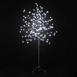 Arbre Lumineux 200 Fleurs LED Blanches -Noël Décorations Magasin arbre lumineux 200 fleurs led blanches 2