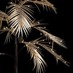 Arbre Palmier 120 Cm Or Lumineux Sur Pied 120 LED 5 Arbre Palmier 120 Cm Or Lumineux Sur Pied 120 LED -Noël Décorations Magasin arbre palmier o lumineux sur pied 120 leds 2
