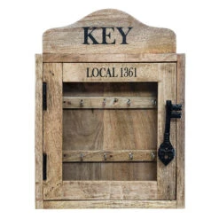 Boite à Clés Key 30x40 Bois Atmosphera -Noël Décorations Magasin boite a cles 30x40 bois atmosphera 4