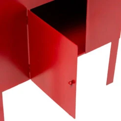 Boite Aux Lettres De Noël H82 En Métal Rouge -Noël Décorations Magasin boite aux lettres de noel h82 en metal rouge 2