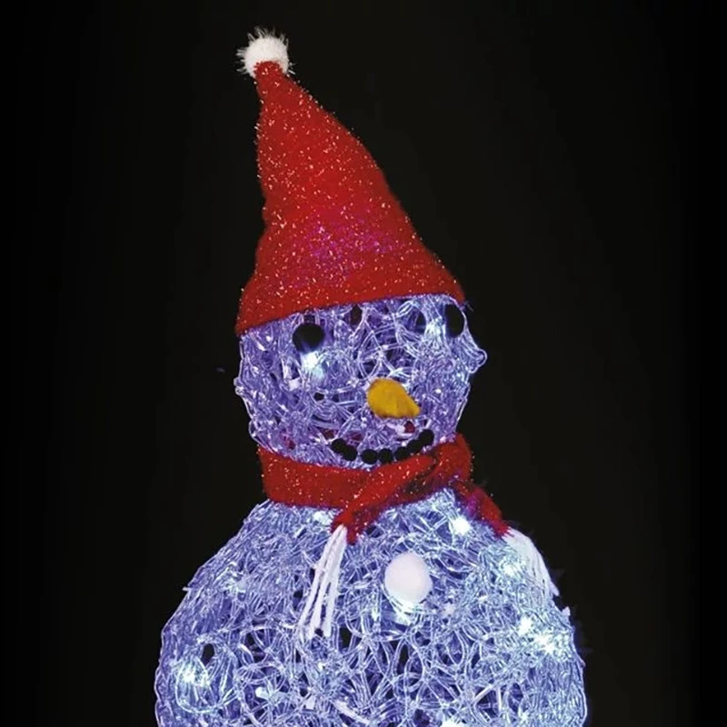 Bonhomme De Neige Lumineux Bleu 2 Bonhomme De Neige Lumineux Bleu – Image 2