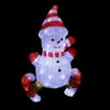 Bonhomme De Neige Patineur Lumineux Extérieur 60 LED