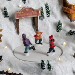 Déco Noël Station De Ski Piles Lumineux Animé 5 Déco Noël Station De Ski Piles Lumineux Animé -Noël Décorations Magasin deco noel station de ski piles lumineux anime 2