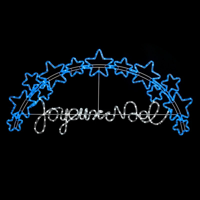 Enseigne Lumineuse 134 Cm Joyeux Noël Blanc Et Bleu 1 Enseigne Lumineuse 134 Cm Joyeux Noël Blanc Et Bleu