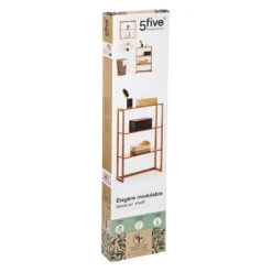 Etagère Murale 3 Niveaux Bambou 5Five -Noël Décorations Magasin etagere murale 3 niveaux bambou 5five 1