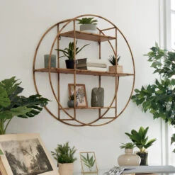 Etagère Murale Ronde D77 Asco Atmosphera 5 Etagère Murale Ronde D77 Asco Atmosphera -Noël Décorations Magasin etagere murale ronde d79 asco atmosphera 2