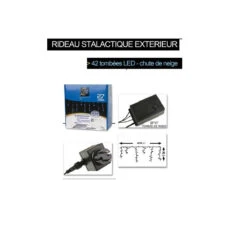 Guirlande Rideau Stalactite 252 Ampoules Leds Multicolores 5 Guirlande Rideau Stalactite 252 Ampoules Leds Multicolores -Noël Décorations Magasin guirlande rideau stalactite 252 ampoules leds multicolores 2