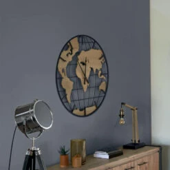 Horloge 90cm Monde Jay Atmosphera -Noël Décorations Magasin horloge 90cm monde jay atmosphera 3