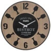 Horloge D57 Bistrot En Bois Lais Atmosphera