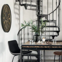 Horloge En Bois D77 Aedan Atmosphera -Noël Décorations Magasin horloge en bois d77 aedan atmosphera 3