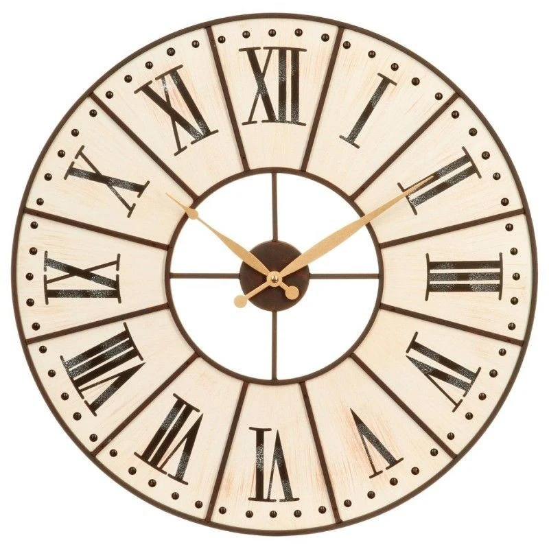 Horloge En Bois De 58 Cm De Diamètre 1 Horloge En Bois De 58 Cm De Diamètre