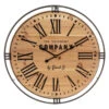 Horloge Métal Et Bois D58 Colonial Atmosphera