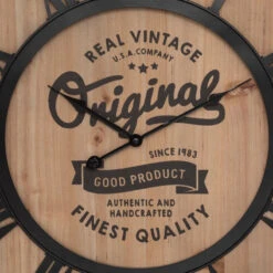 Horloge Métal Et Bois Pouli D58 Atmosphera 7 Horloge Métal Et Bois Pouli D58 Atmosphera -Noël Décorations Magasin horloge metal et bois pouli d58 atmosphera 3