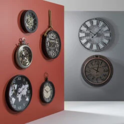 Horloge Monde Métal D57 Atmosphera -Noël Décorations Magasin horloge monde metal d57 atmosphera 2