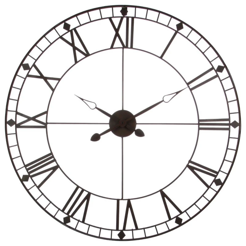 Horloge Murale Géante D88 Marron Atmosphera 1 Horloge Murale Géante D88 Marron Atmosphera