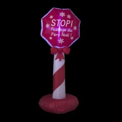 Noël Décorations Magasin 5 Pancarte Père Noël 152 Cm Gonflable électrique Lumineux