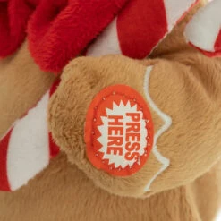 Noël Décorations Magasin -Noël Décorations Magasin peluche de noel pain d epices anime et musical 1