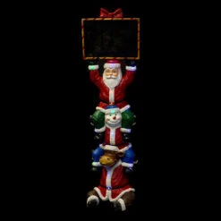 Noël Décorations Magasin 9 ATMOSPHERA Père-Noël Et Ses Amis 150 Cm Lumineux