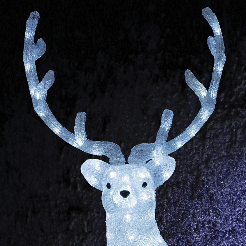 Renne Lumineux 119 Cm Blanc Froid 200 LED 2 Renne Lumineux 119 Cm Blanc Froid 200 LED – Image 2