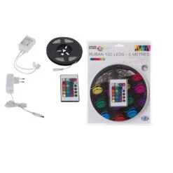 Ruban 150 Leds 5 M Multicolore Télécommande -Noël Décorations Magasin ruban 2