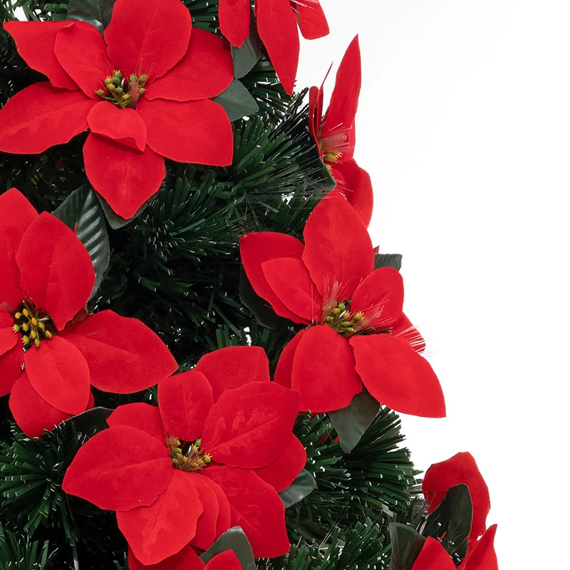 Sapin De Noël 120 Cm Décoré Et Lumineux Riga 3 Sapin De Noël 120 Cm Décoré Et Lumineux Riga – Image 3