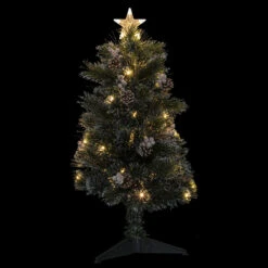 Noël Décorations Magasin 35 Sapin De Noël 90 Cm Pommes De Pin Lumineux Sofia