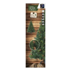 Sapin De Noël 150 Cm Vert Majestic Pommes De Pin -Noël Décorations Magasin sapin de noel vert majestic 150 cm avec pommes de pin 2