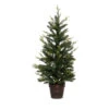 Sapin En Pot 100 Cm Artificiel Vert Helsinki