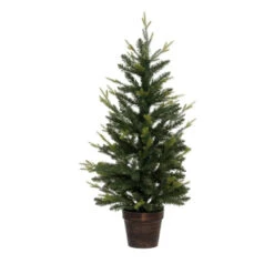 Sapin En Pot 100 Cm Artificiel Vert Helsinki