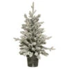 Sapin En Pot 70 Cm Artificiel Enneigé Frosty