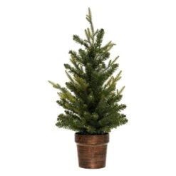 Sapin En Pot 70 Cm Artificiel Vert Helsinki