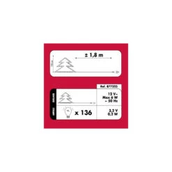 Sapin De Noël 120 Cm Vert Lumineux LED Blanc 5 Sapin De Noël 120 Cm Vert Lumineux LED Blanc -Noël Décorations Magasin sapin lumineux 120 cm vert fibre optique 2