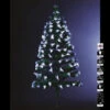 Sapin De Noël 150 Cm Vert Lumineux LED Blanc