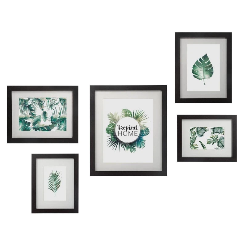Set 5 Cadres Tropical H 33 Cm Atmosphera 1 Set 5 Cadres Tropical H 33 Cm Atmosphera
