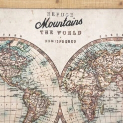 Toile Suspendue Monde Wild 100x78 Atmosphera -Noël Décorations Magasin toile suspendue monde wild 100x78 atmosphera 3