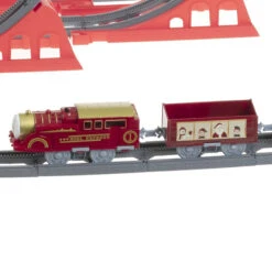 Train à Piles Musical Et Animé 2 Loopings -Noël Décorations Magasin train a piles musical et anime 2 loopings 1 2