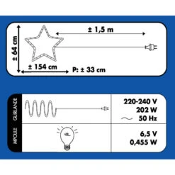Traîneau + 1 Renne Lumineux Blanc Chaud 5 Traîneau + 1 Renne Lumineux Blanc Chaud -Noël Décorations Magasin traineau 1 renne lumineux blanc chaud 2