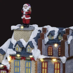 Village De Noël Animé Et Lumineux Magasins Du Quartier -Noël Décorations Magasin village de noel anime et lumineux magasins du quartier 1 2