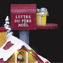 Village De Noël Animé Et Lumineux Poste Du Père Noël 4 Village De Noël Animé Et Lumineux Poste Du Père Noël -Noël Décorations Magasin village de noel anime et lumineux poste du pere noel 1 1