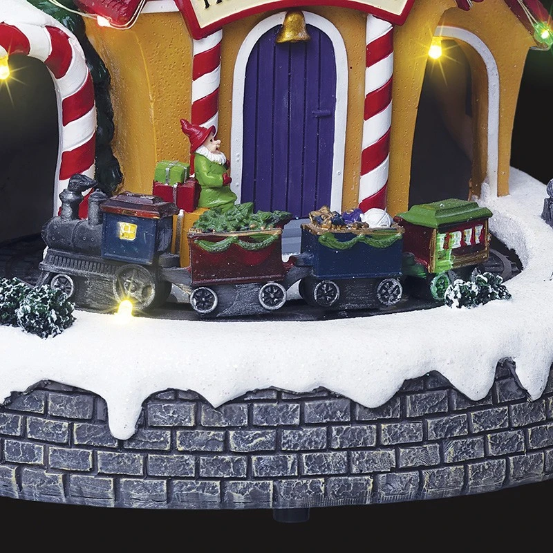 Village De Noël Animé Et Lumineux Poste Du Père Noël 3 Village De Noël Animé Et Lumineux Poste Du Père Noël – Image 3