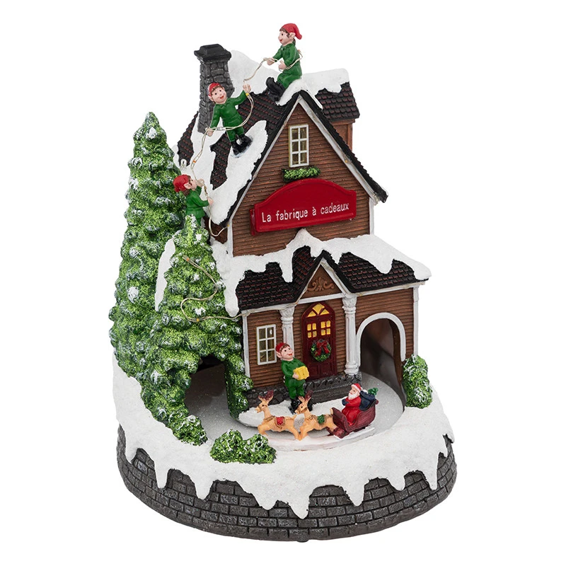 Village De Noël Fabrique à Cadeaux Lumineux 2 Village De Noël Fabrique à Cadeaux Lumineux – Image 2