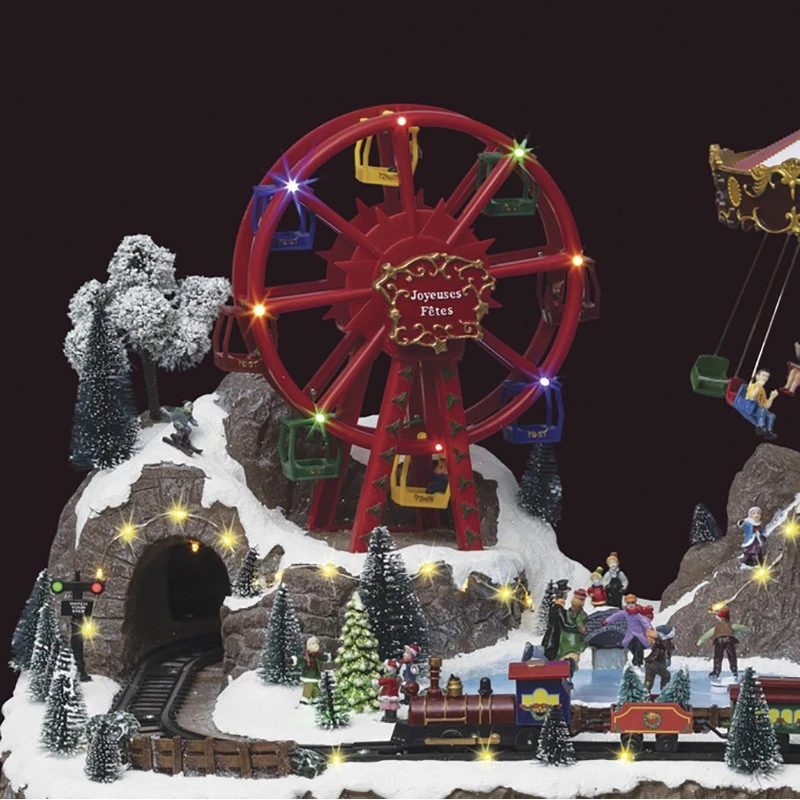 Village De Noël Géant Fête Foraine Lumineux Et Animé 2 Village De Noël Géant Fête Foraine Lumineux Et Animé – Image 2