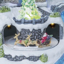 Village De Noël Moulin à Vent Animé, Lumineux Et Musical 7 Village De Noël Moulin à Vent Animé, Lumineux Et Musical -Noël Décorations Magasin village de noel moulin a vent anime lumineux et musical 1 3