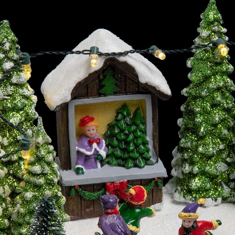 Village De Noël Patinoire Dans La Forêt 3 Village De Noël Patinoire Dans La Forêt – Image 3