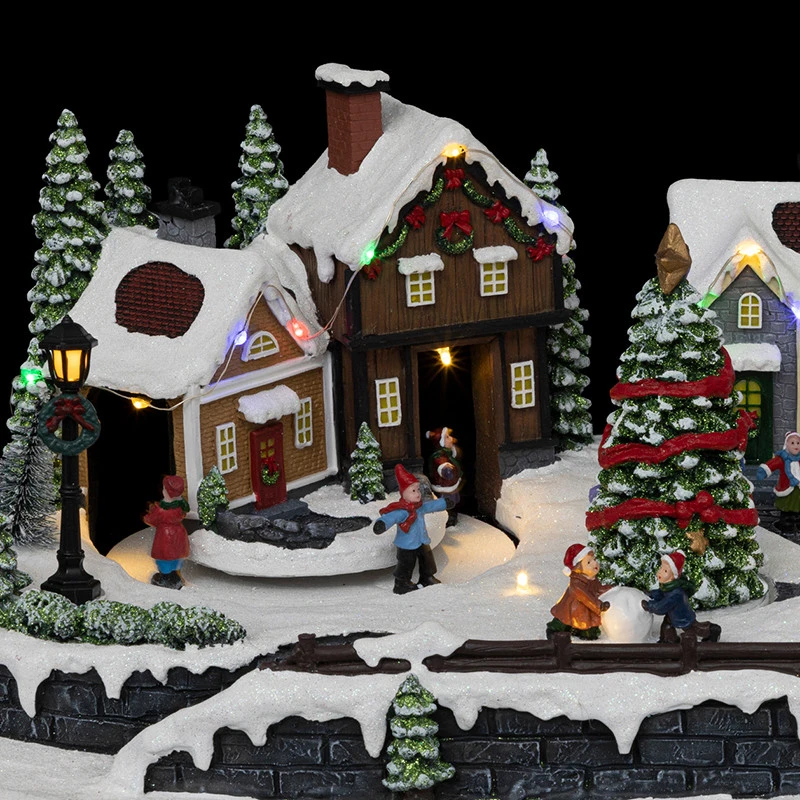 Village De Noël Rue Piétonne Lumineux Et Musical 2 Village De Noël Rue Piétonne Lumineux Et Musical – Image 2