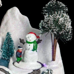 Village De Noël Traineau + Maison + Bonhomme De Neige -Noël Décorations Magasin village de noel traineau maison bonhomme de neige 1 2